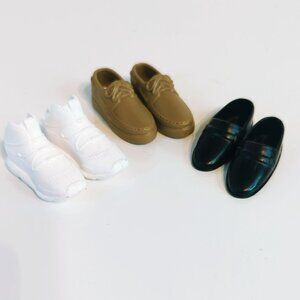 Mixed Shoe Lot of 3 Ken Dress Shoes, Sneakers, Loafers